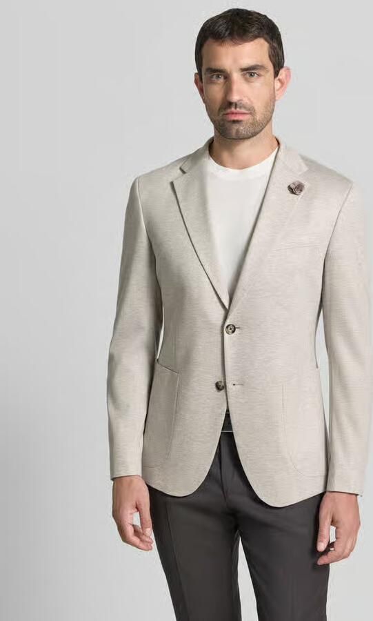 JOOP! COLLECTION slim fit 2-knoops colbert met reverskraag model 'Hawksley' - Foto 4
