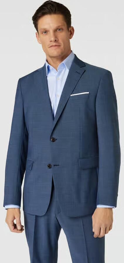 JOOP! COLLECTION Slim fit 2-knoops colbert met wol model 'Finch' - Foto 3