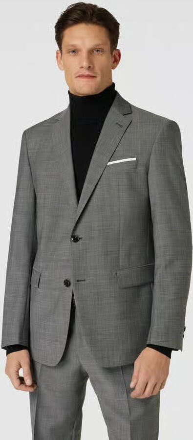 JOOP! Collection Slim fit 2-knoops colbert met geweven motief model 'Finch' - Foto 6