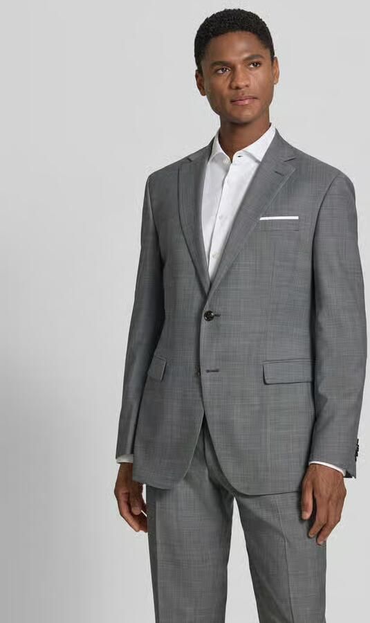 JOOP! Collection Slim fit 2-knoops colbert met geweven motief model 'Finch' - Foto 5