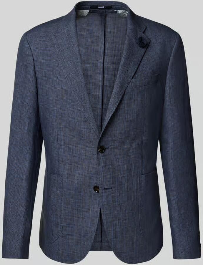 JOOP! Collection Slim fit 2-knoops colbert van linnen model 'Hoverest' - Foto 2