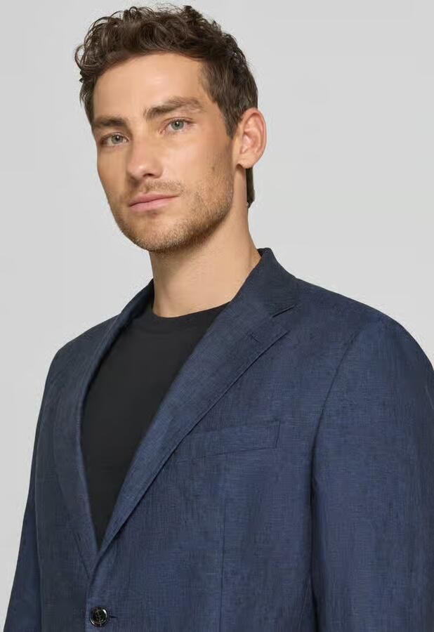 JOOP! COLLECTION slim fit 2-knoops colbert van linnen model 'Hoverest'
