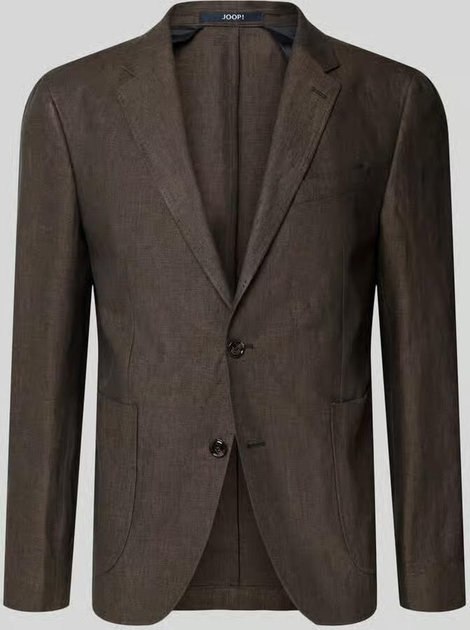 JOOP! COLLECTION slim fit 2-knoops colbert van linnen model 'Hoverest' - Foto 2