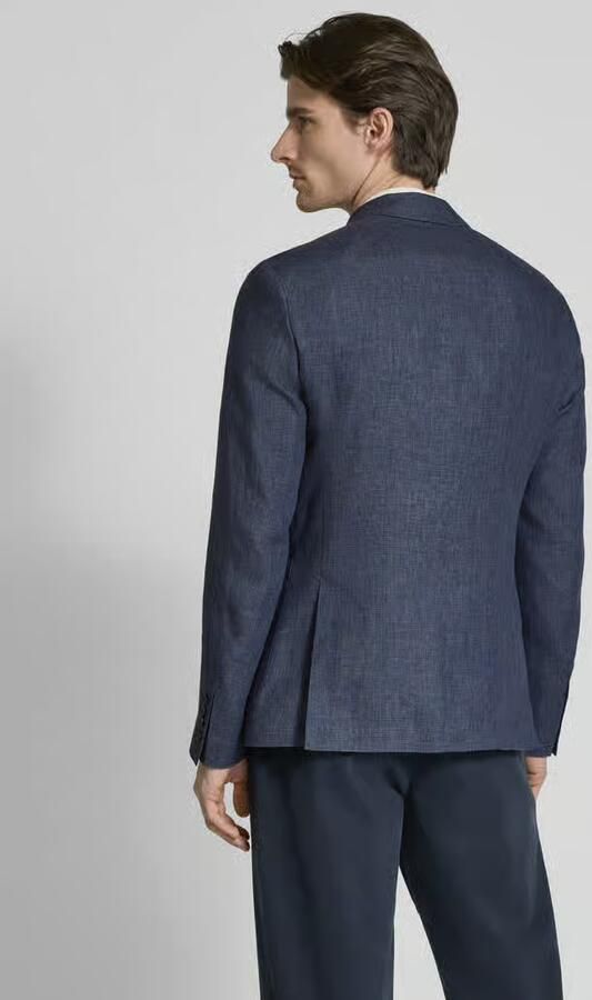 JOOP! Collection Slim fit 2-knoops colbert van linnen model 'Hoverest' - Foto 4