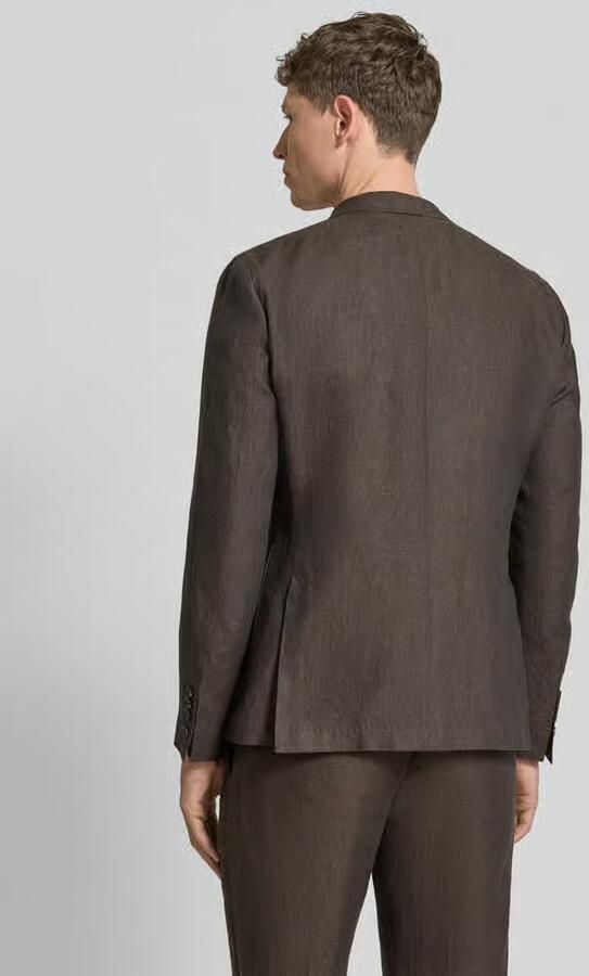 JOOP! COLLECTION slim fit 2-knoops colbert van linnen model 'Hoverest'