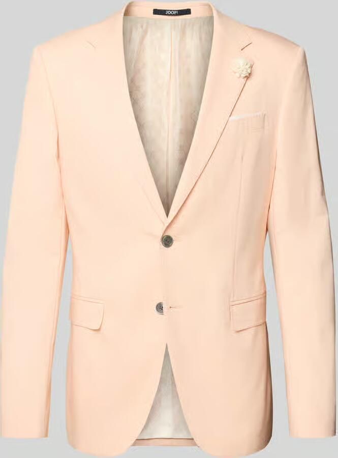 JOOP! COLLECTION slim fit 2-knoops colbert van mix van viscose en wol - Foto 2