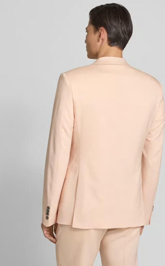 JOOP! COLLECTION slim fit 2-knoops colbert van mix van viscose en wol - Foto 3