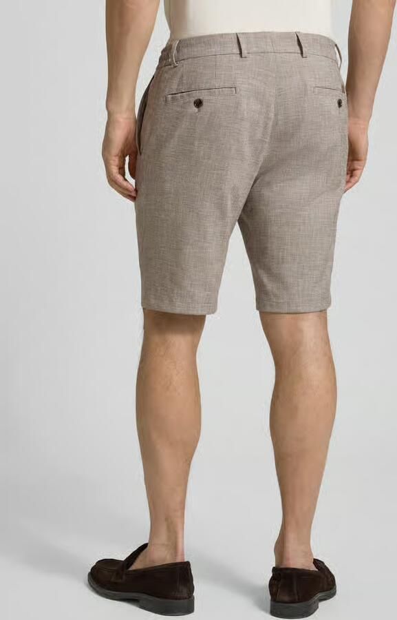 JOOP! COLLECTION Slim fit bermuda met trekkoord en achterzakken