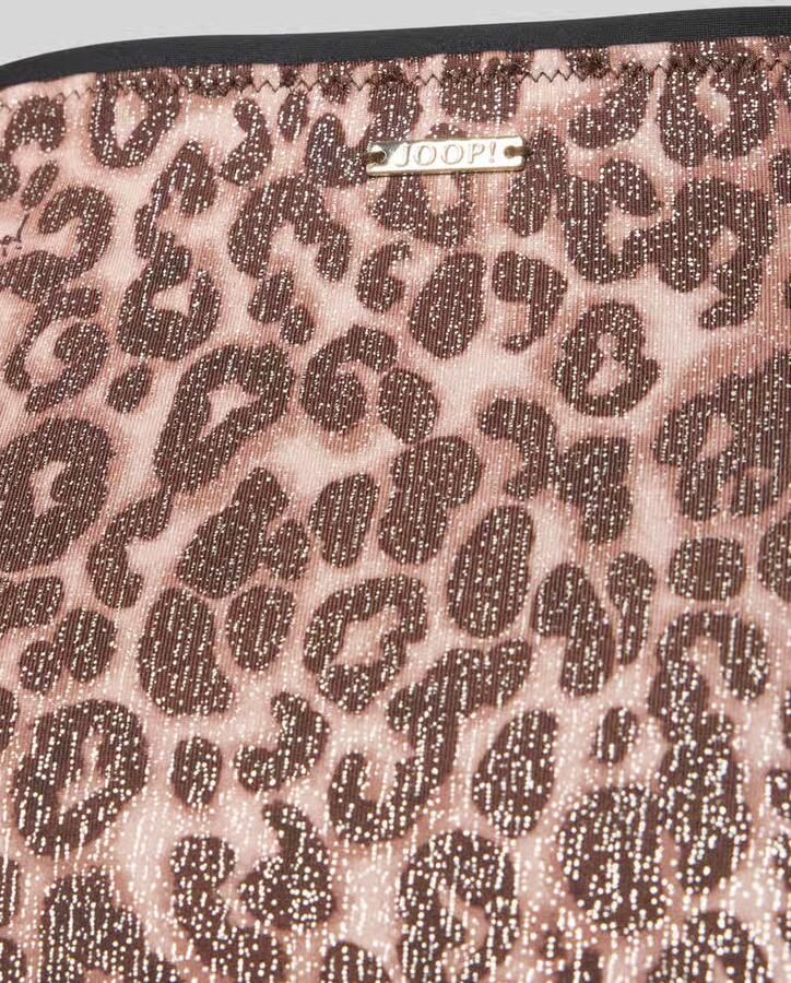 JOOP! COLLECTION slim fit bikinibroekje met all-over dierenprint model 'Leopard'