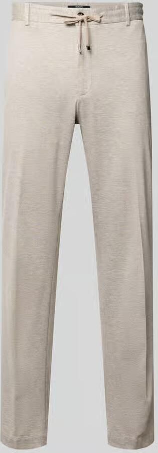 JOOP! COLLECTION slim fit broek met trekkoord model 'Sake'