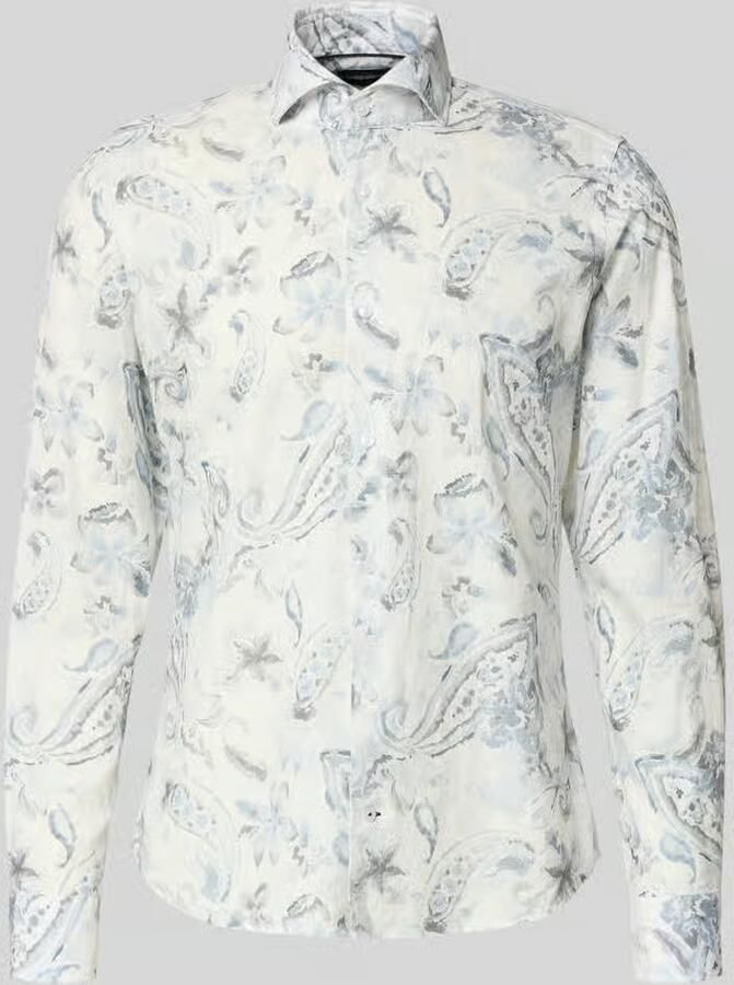 JOOP! COLLECTION Slim fit business-overhemd van linnenmix model 'Pai' - Foto 2