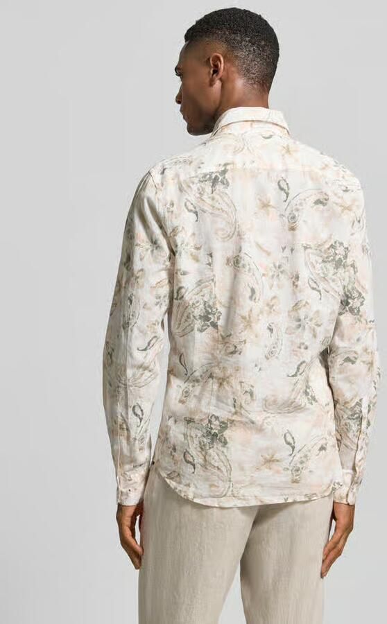 JOOP! COLLECTION Slim fit business-overhemd van linnenmix model 'Pai' - Foto 2