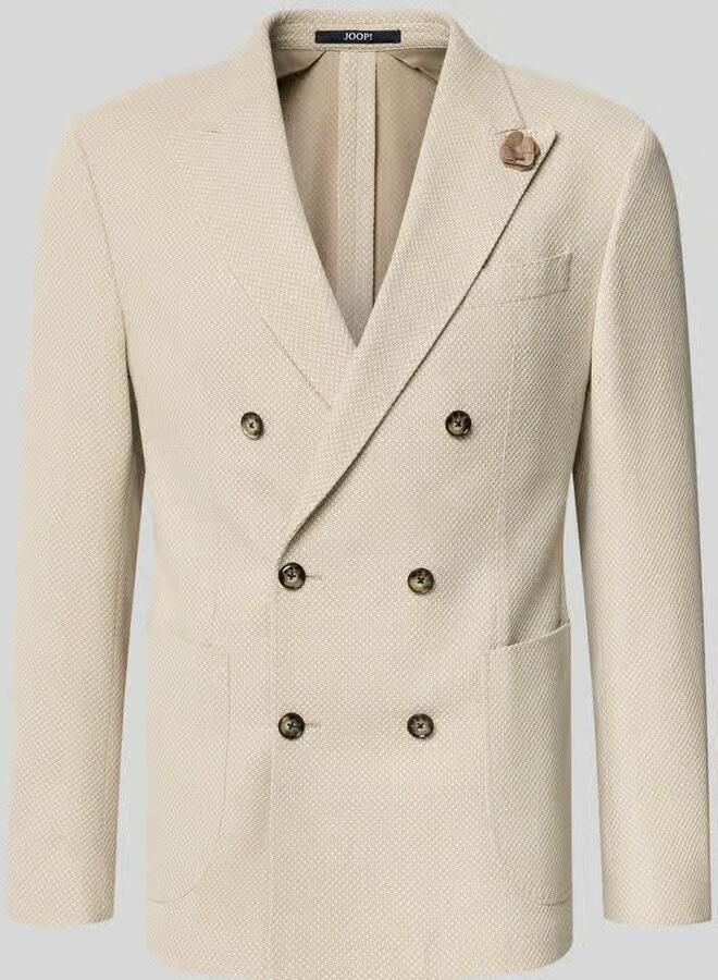 JOOP! Collection Slim fit colbert van een mix van scheerwol en katoen model 'Heazy'