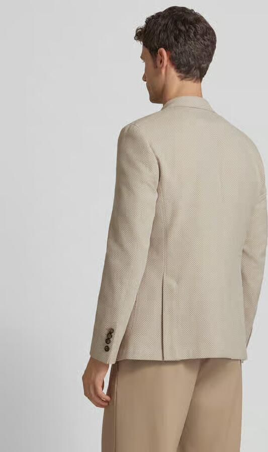 JOOP! Collection Slim fit colbert van een mix van scheerwol en katoen model 'Heazy' - Foto 4