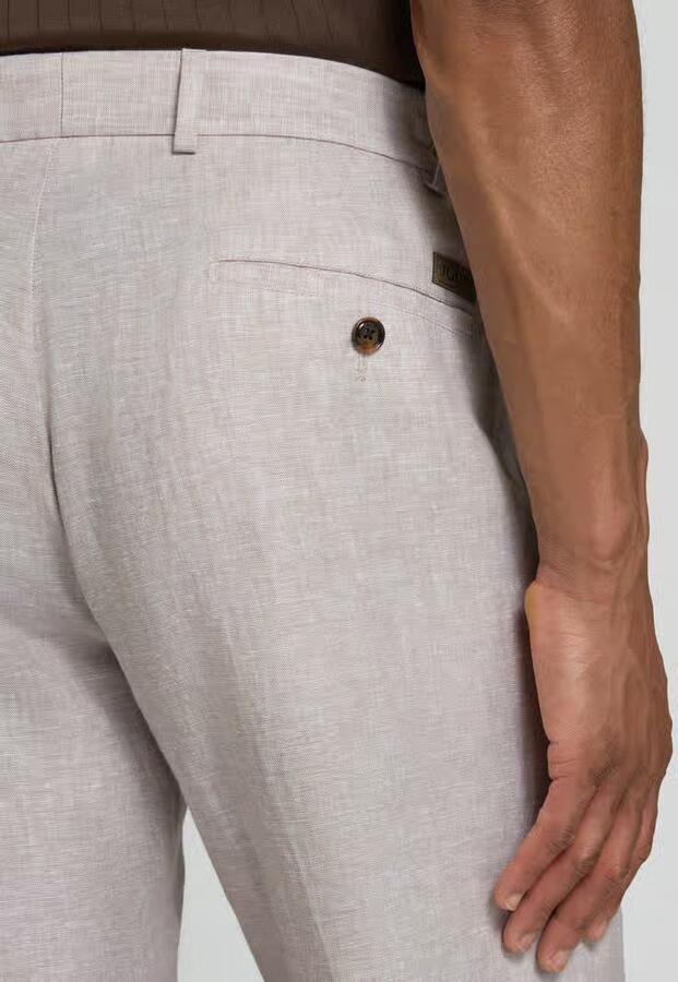 JOOP! COLLECTION slim fit linnenbroek met tunnelkoord model 'Sake'