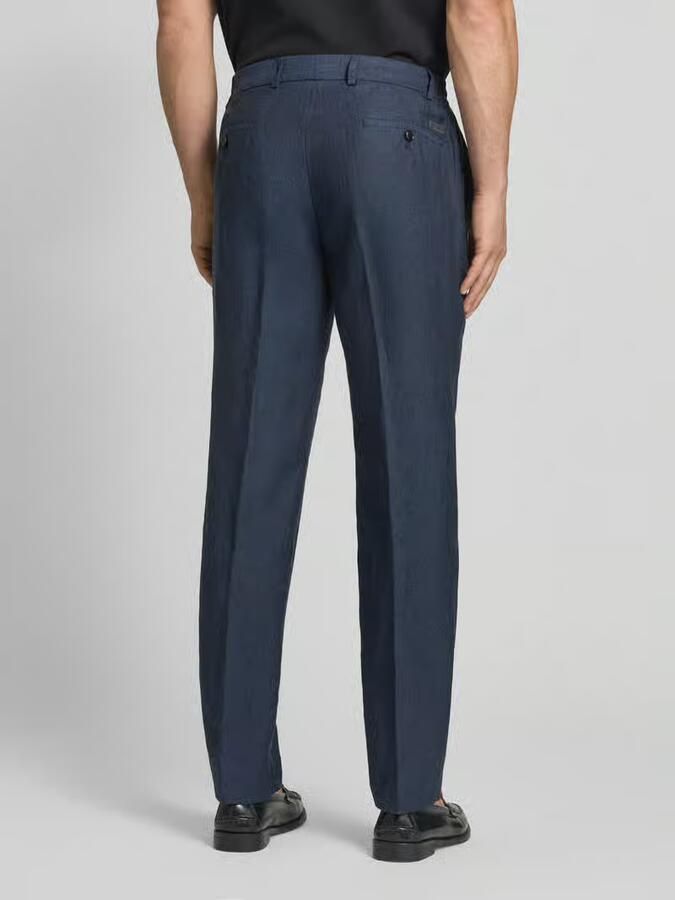 JOOP! COLLECTION slim fit linnenbroek met tunnelkoord model 'Sake'