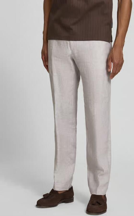 JOOP! COLLECTION slim fit linnenbroek met tunnelkoord model 'Sake' - Foto 3