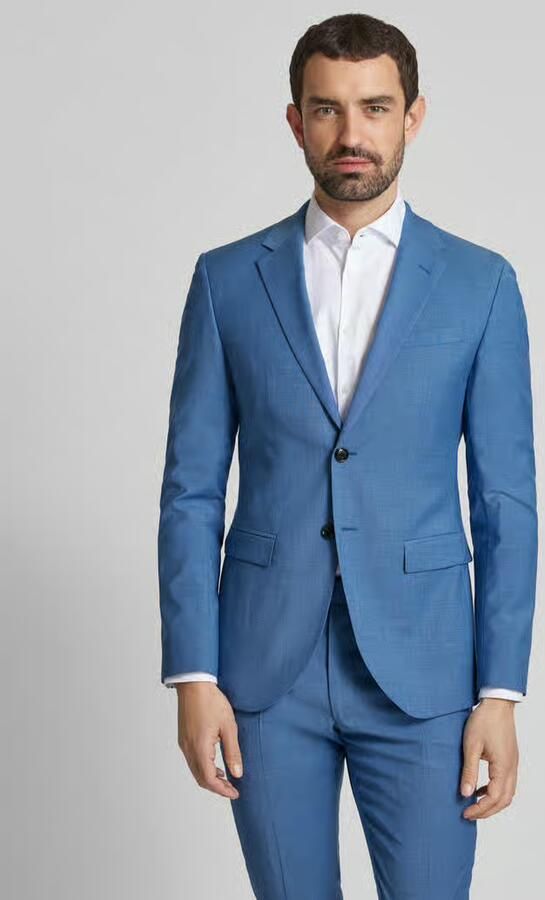 JOOP! COLLECTION Slim fit pak van wolmix model 'Damon Gun' - Foto 3