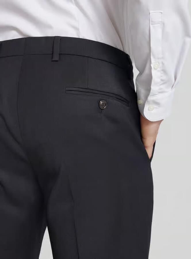 JOOP! Collection Slim fit pantalon met persplooien model 'Blayr'