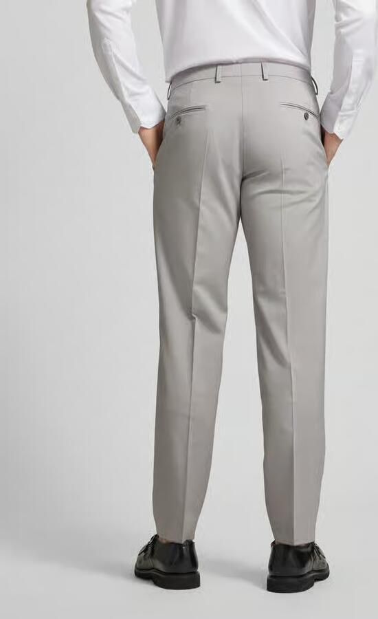JOOP! Collection Slim fit pantalon met persplooien model 'Blayr' - Foto 3