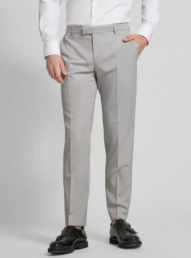 JOOP! Collection Slim fit pantalon met persplooien model 'Blayr' - Foto 2