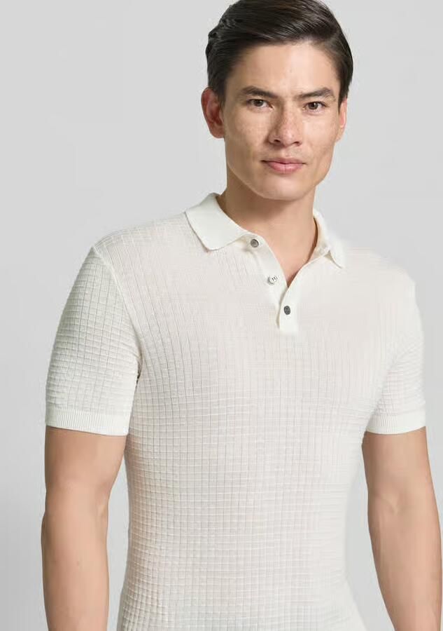 JOOP! COLLECTION slim fit poloshirt in brei-look model 'Vanceo'