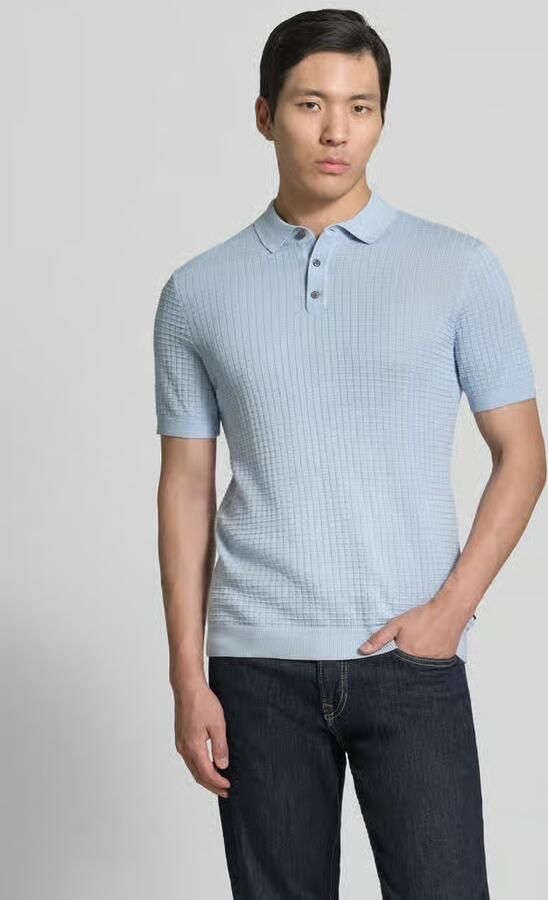JOOP! COLLECTION slim fit poloshirt in brei-look model 'Vanceo' - Foto 4