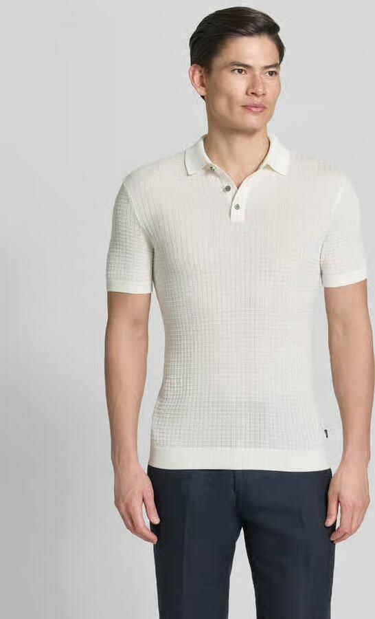 JOOP! COLLECTION slim fit poloshirt in brei-look model 'Vanceo' - Foto 2