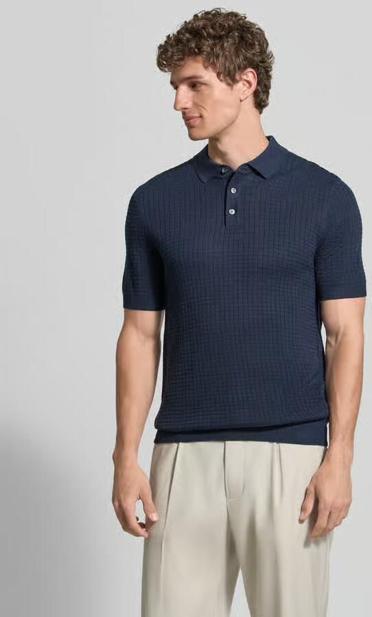 JOOP! COLLECTION slim fit poloshirt in brei-look model 'Vanceo' - Foto 4