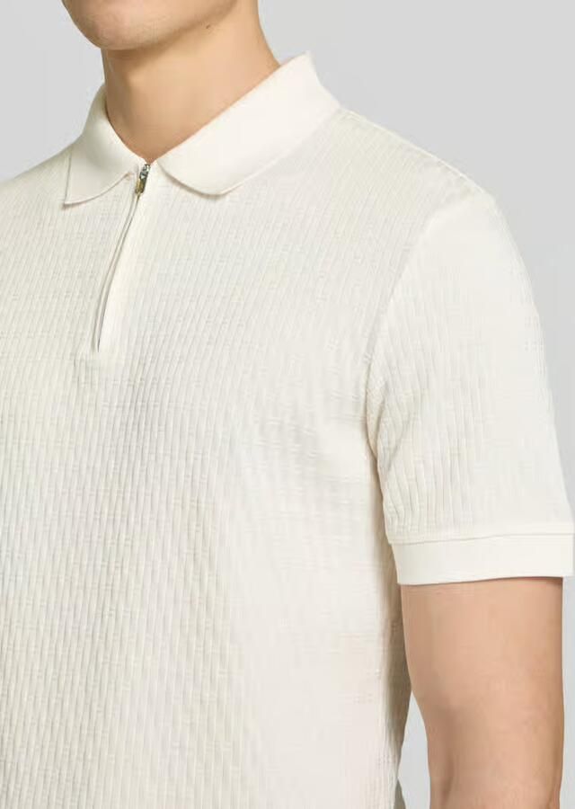 JOOP! COLLECTION slim fit poloshirt met ritssluiting model 'Franciscojose'