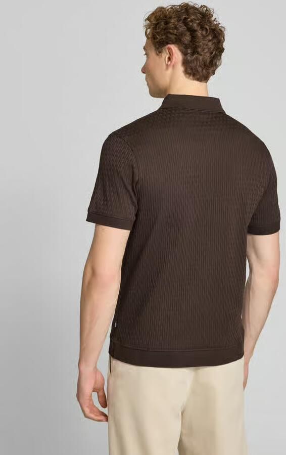 JOOP! COLLECTION slim fit poloshirt met ritssluiting model 'Franciscojose'
