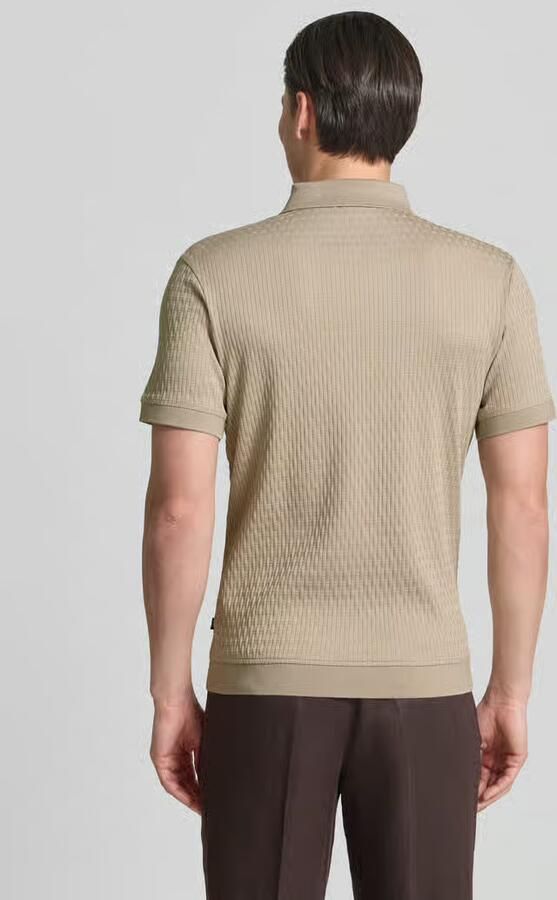 JOOP! COLLECTION slim fit poloshirt met ritssluiting model 'Franciscojose'