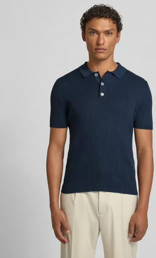 JOOP! COLLECTION Slim fit poloshirt met structuurpatroon - Foto 3