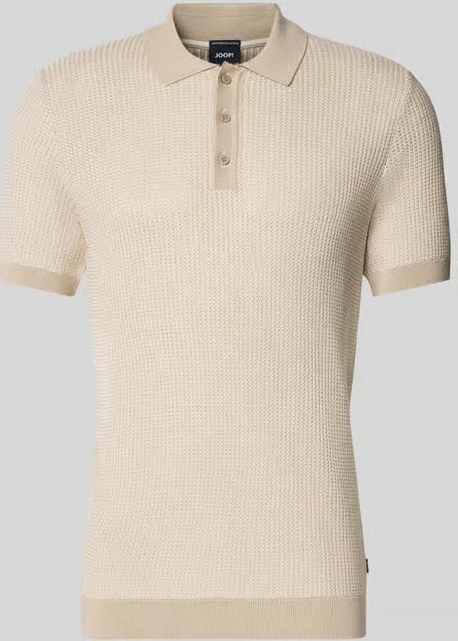 JOOP! COLLECTION slim fit poloshirt met structuurpatroon model 'Brianoro' - Foto 2