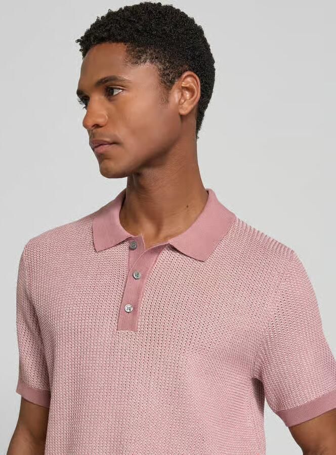 JOOP! COLLECTION slim fit poloshirt met structuurpatroon model 'Brianoro'