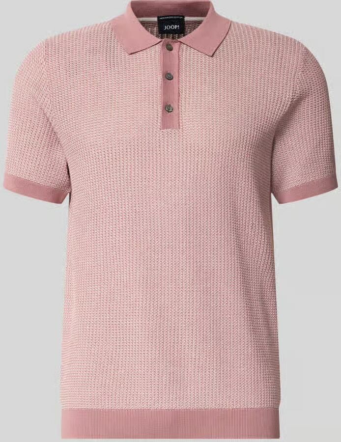 JOOP! COLLECTION slim fit poloshirt met structuurpatroon model 'Brianoro' - Foto 2