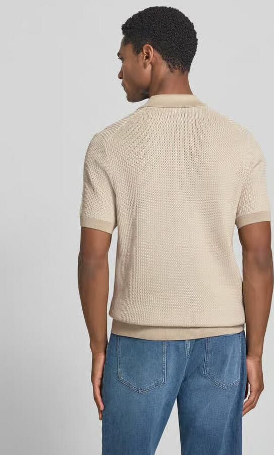 JOOP! COLLECTION slim fit poloshirt met structuurpatroon model 'Brianoro'
