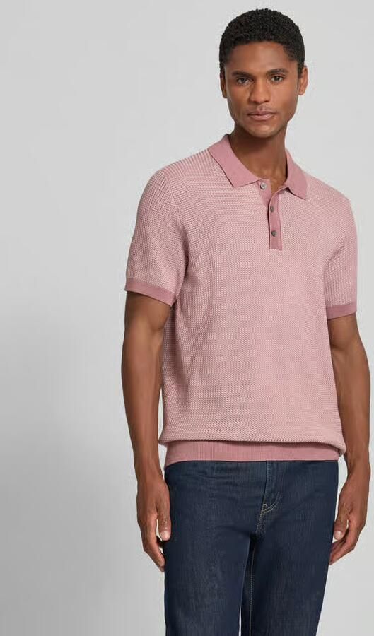 JOOP! COLLECTION slim fit poloshirt met structuurpatroon model 'Brianoro' - Foto 3