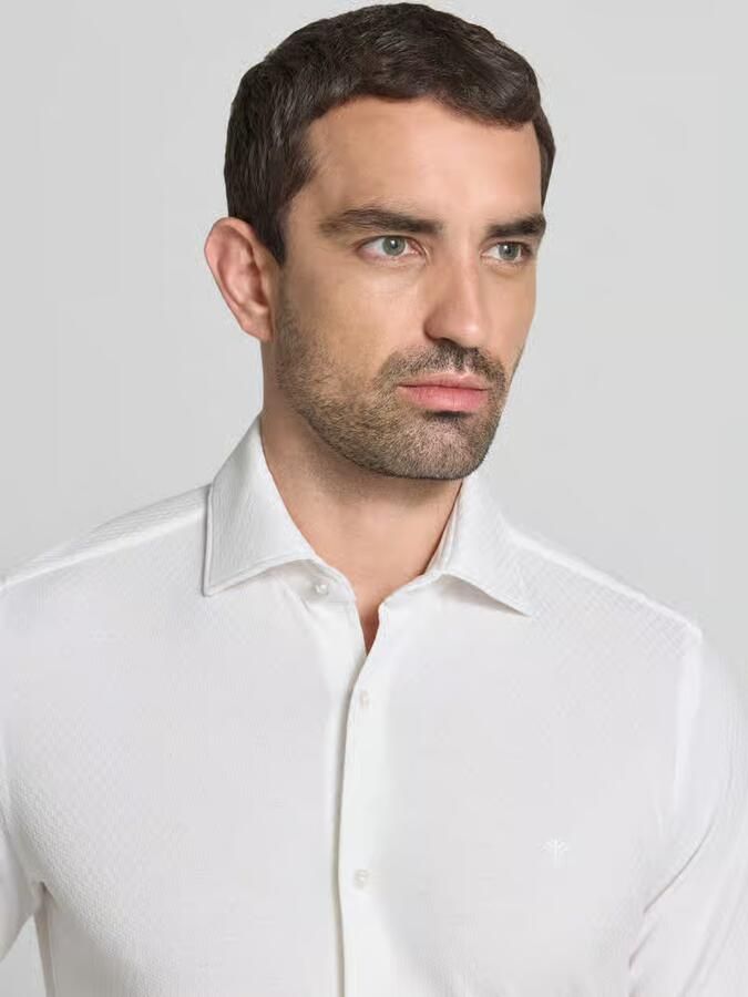 JOOP! COLLECTION slim fit zakelijk hemd met haaikraag model 'Phil'
