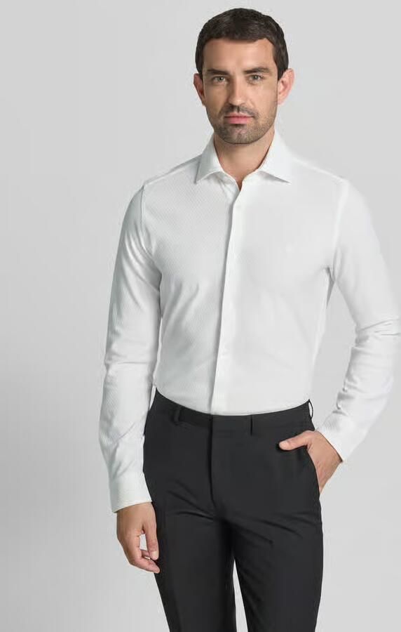 JOOP! COLLECTION slim fit zakelijk hemd met haaikraag model 'Phil' - Foto 4