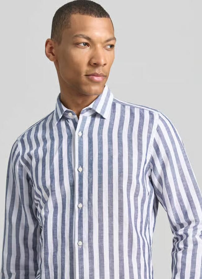 JOOP! COLLECTION slim fit zakelijk hemd met kentkraag model 'Pit'