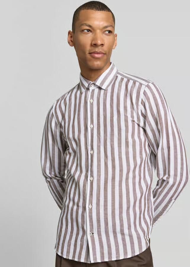 JOOP! COLLECTION slim fit zakelijk hemd met kentkraag model 'Pit'