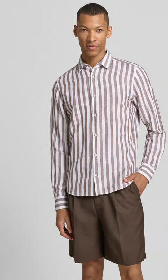 JOOP! COLLECTION slim fit zakelijk hemd met kentkraag model 'Pit' - Foto 4