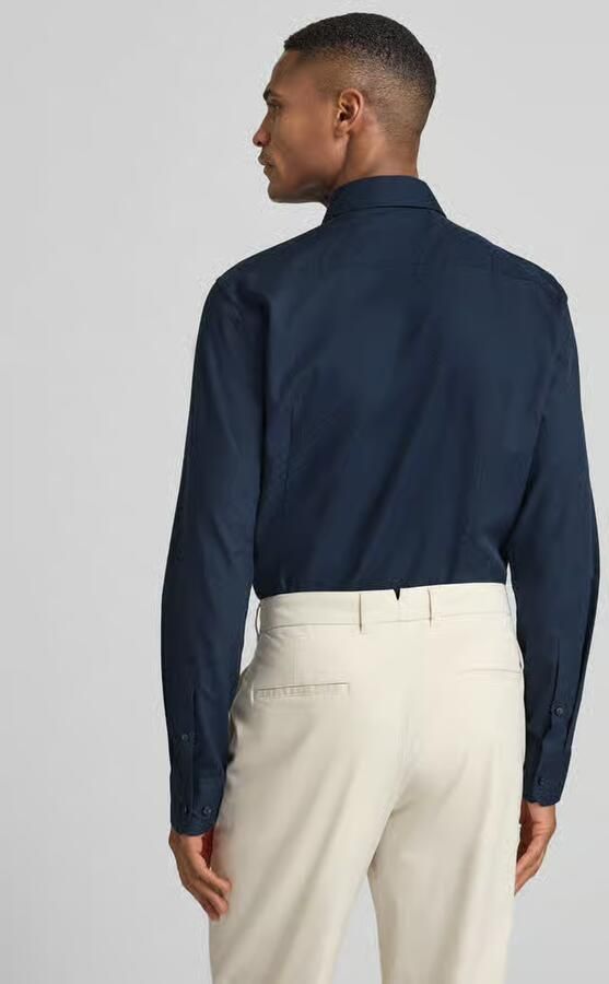 JOOP! Collection Slim fit zakelijk overhemd met haaikraag - Foto 3