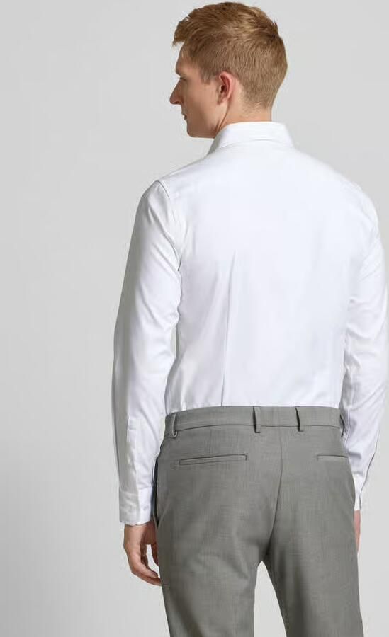 JOOP! COLLECTION Slim fit zakelijk overhemd met haaikraag model 'Pares'