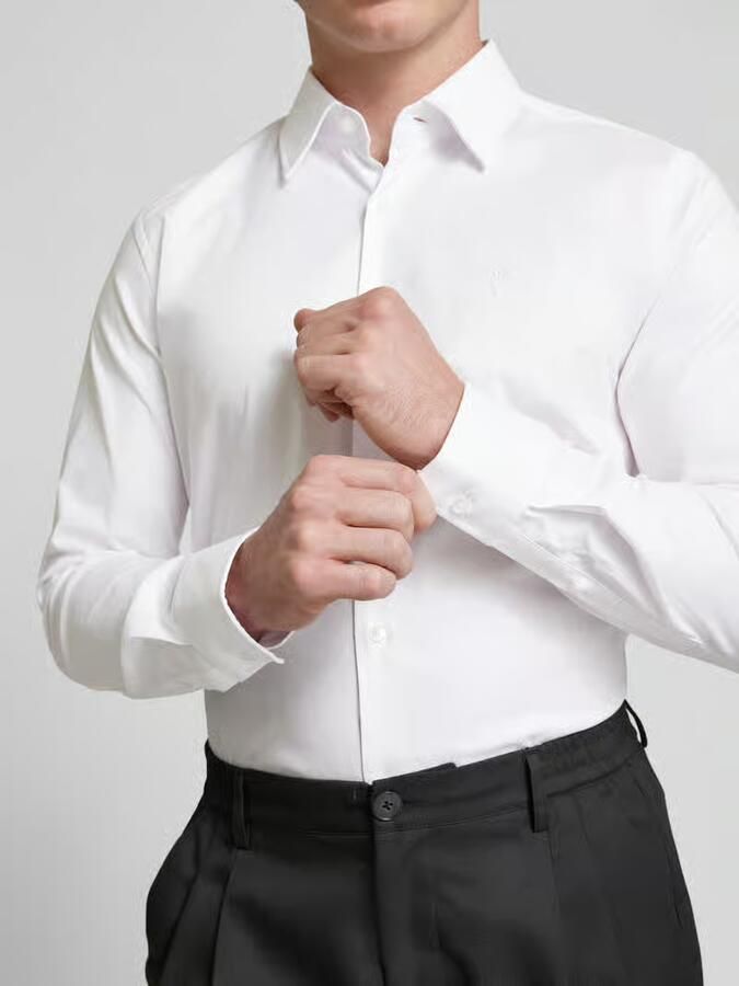 JOOP! Collection Slim fit zakelijk overhemd met kentkraag model 'Pierce' - Foto 2