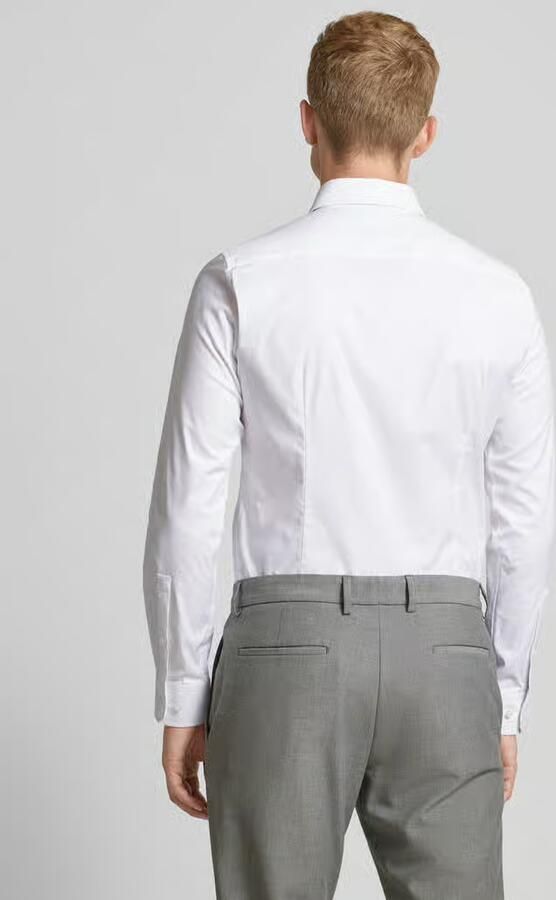 JOOP! COLLECTION Slim fit zakelijk overhemd met kentkraag model 'Pierce'