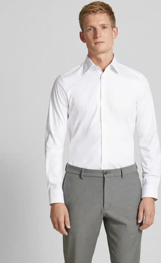 JOOP! COLLECTION Slim fit zakelijk overhemd met kentkraag model 'Pierce' - Foto 2