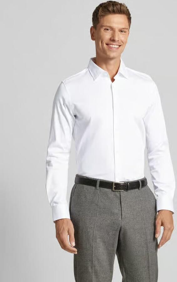 JOOP! COLLECTION Slim fit zakelijk overhemd met kentkraag model 'Pit' - Foto 3
