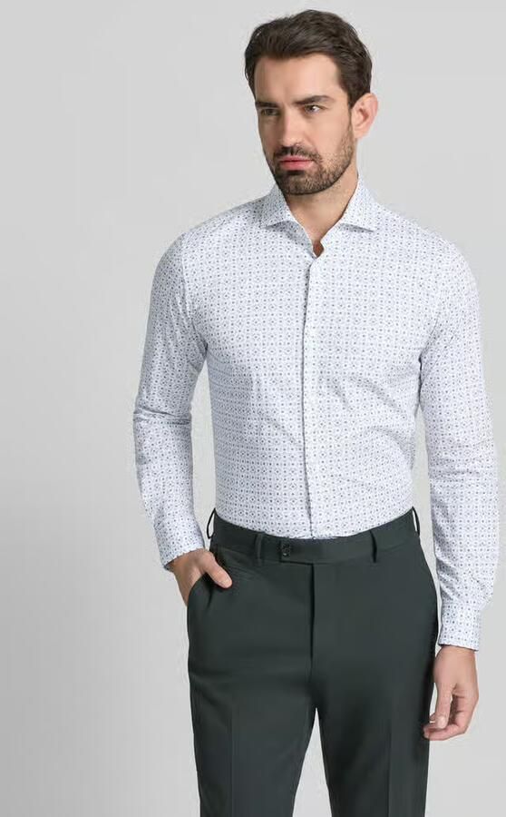 JOOP! COLLECTION Slim fit zakelijk overhemd met knoopsluiting model 'Pares'